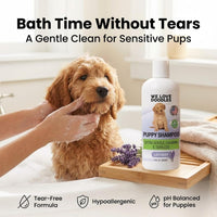 Puppy Shampoo & Conditioner, Tearless Hypoallergenic Wash - Lavender - image 2