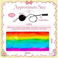Jenaai silk veil poi set of 4 with black balls and adjustable chains in bright colors - view 19