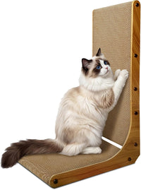 Cat Scratcher, L-Shaped Cat Scratching Pad with Box - 26 Inch
