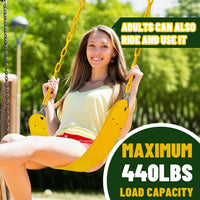 Aobote swing seat replacement 2-pack with soft EVA seats and 66-inch chains - view 17