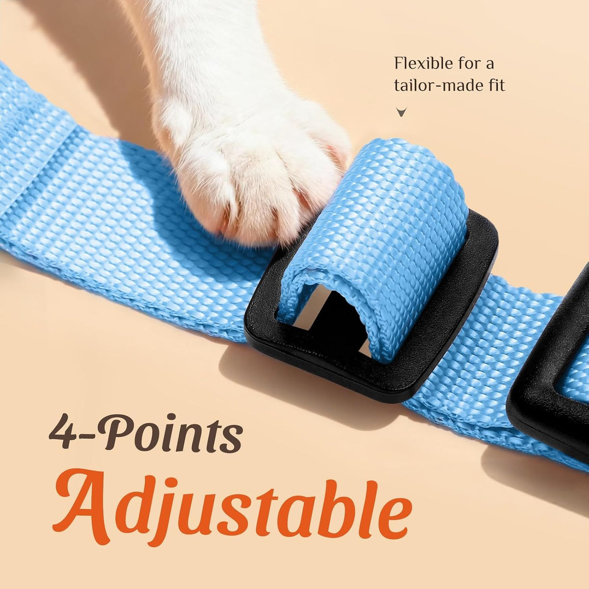 Cat Harness and Leash Set, Adjustable and Escape Proof - Light Blue / Xxs - image 3