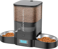 HoneyGuaridan Automatic Cat Feeder for 2 Cats - 3.5L