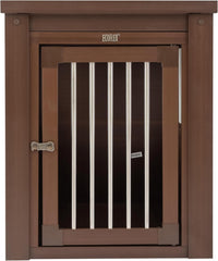 New Age Pet ECOFLEX Large Furniture Style Dog Crate & End Table - Brown / 29.5"L x 21.1"W x 25.2"H - image 2
