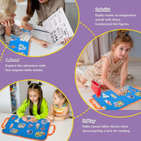 CHEFAN Noah's Ark Felt Board Bible Stories - Jesus Resurrection & Other 3 Bible Stories Set - image 4