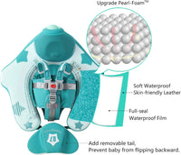 Mambobaby non-inflatable baby float with removable sun canopy and buoyant tail - view 21