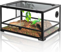 REPTI ZOO Full Glass 20 Gallon Reptile Tank