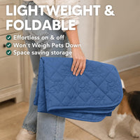 PAWFINITY Waterproof Dog Blanket for Couch - Blue / 82x102 Inch (Pack of 1) - image 3