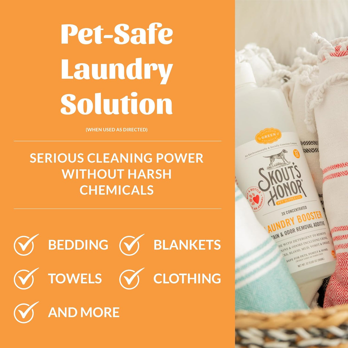 SKOUT'S HONOR Pet Laundry Booster - 32 Fl Oz (Pack of 1) - image 2