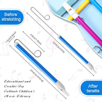 Boao 3 Pcs Slide Whistle Kid Toy, Blue, Yellow, Purple - 3 / Blue, Yellow, Purple - image 2