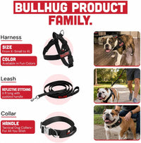 Adjustable Dog Harness, No Pull, No Choke, for English Bulldogs - Fries / Medium - (Neck: 17" - 20" Chest: 25" - 30") - image 4