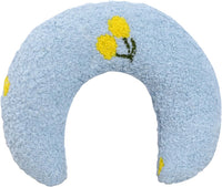 Cat Calming Pillow for Indoor Pet Soft Fluffy Neck Pillow – Essentials for Dogs - Light Blue / Cherry