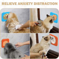 Lick Mat for Dogs - Slow Feeder Licking Mat with Suction Cups for Peanut Butter, Food Treats - Small / 2PCS Blue+Orange - image 3
