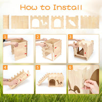 Large Wooden Bunny Hideout - Modern - image 4