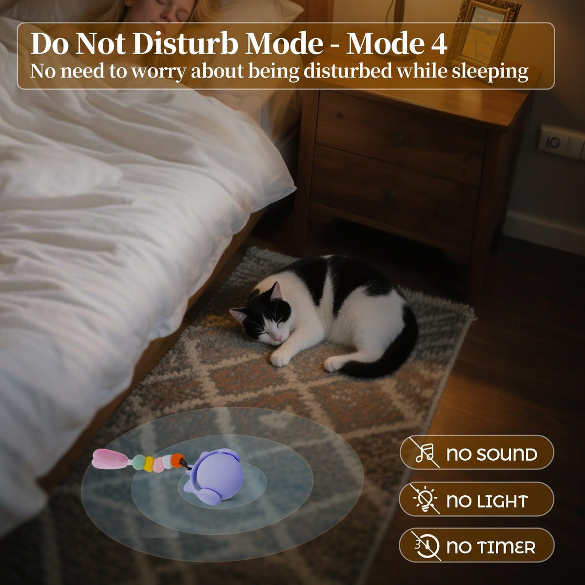 ORSDA Cat Toys for Indoor Cats - Periwinkle - image 4