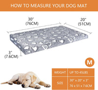 VANKEAN Waterproof Reversible Crate Mat Cool/Warm Washable Joint - M / Grey - image 2