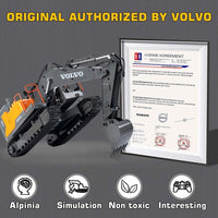 Double E Volvo 1:16 Scale Remote Control Excavator - Black - image 2
