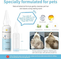 Pet Steam Brush for Dog & Cat – 3-in-1 Spray Hair Removal Comb – Steam Brush for Shedding & Grooming –Spritz Defur Comb–Includes Waterless Shampoo & Eye Wipes