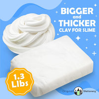 Original Stationery Soft Clay for Slime - Large - 600g - image 2
