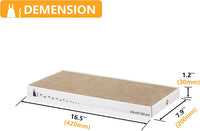 Oval Sturdy Cat Scratching Cardboard Pad Breathable Cat Scratch Pad - Scratch Pad - 1 pc - image 3