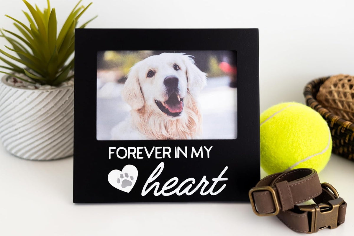 Pearhead Forever Loved Pet Keepsake Photo Frame - Black Forever In My Heart Frame - image 2