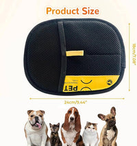Pet Hair Removal Glove for Cats & Dogs,Pet Hair Remover Electrostatic Gloves,Efficient Pet Grooming Gloves with Hair Comb,Reusable Cat & Dog Hair Remover for Couch, Furniture, Carpet, Curtain(2PC)