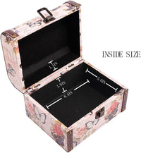 WaaHome Treasure Box 7.1'' British Flag Decorative Wooden Jewelry - Buttefly - image 4