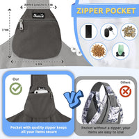 SlowTon Dog Carrier Sling - A-Grey Cotton Fabric / For Pets 12-16lbs - image 3