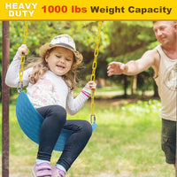 BeneLabel 40 inch yellow coated heavy duty hanging chains with carabiners - view 25