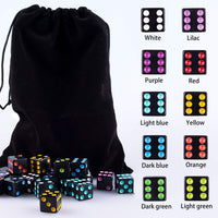 AUSTOR 100 Pcs 6 Sided Game Dice Set - 100 Pieces Square D - image 4