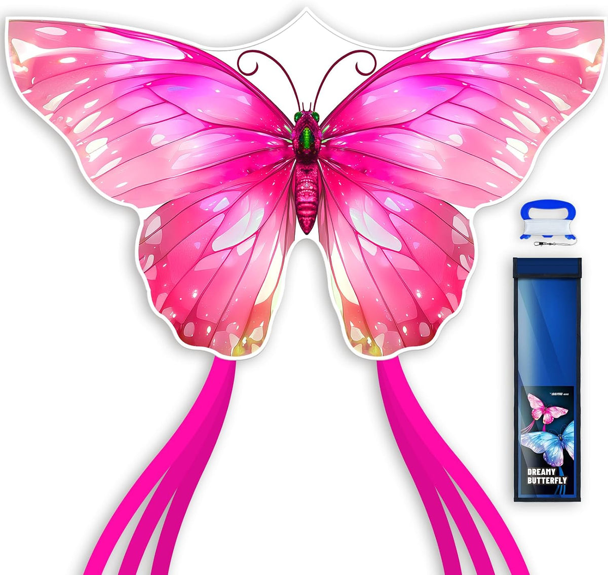 SGftre Colorful Butterfly Kite - Pink Dreamy Butterfly