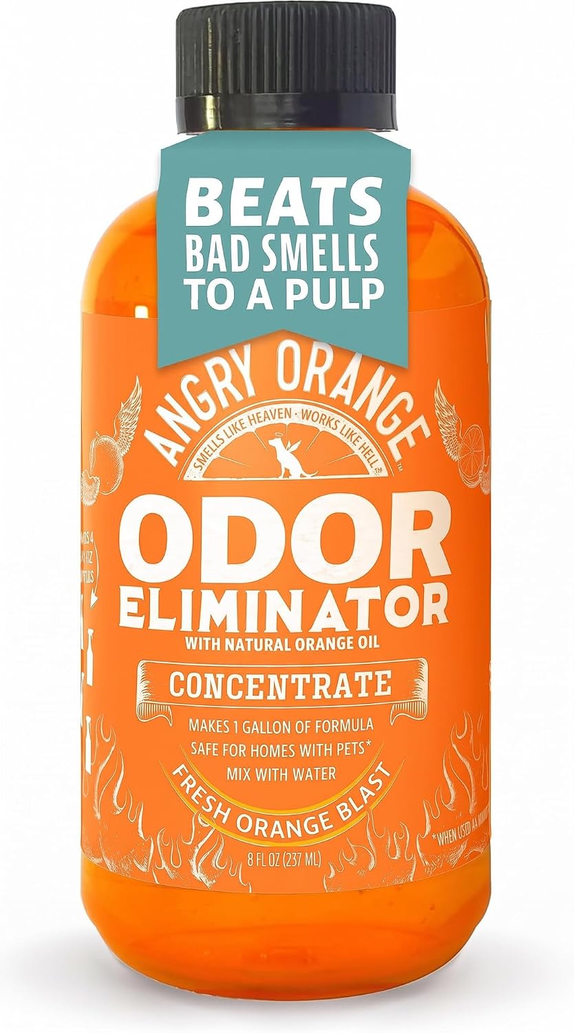 Angry Orange Pet Odor Eliminator Concentrate - Citrus / 8 Fl Oz (Pack of 1)