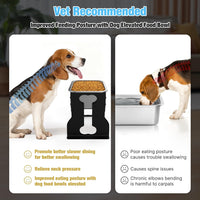 14" Elevated Dog Water Bowl - 10" Height - image 2