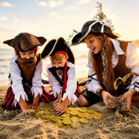AiFanS 320 plastic gold pirate coins in 4 patterns - view 4
