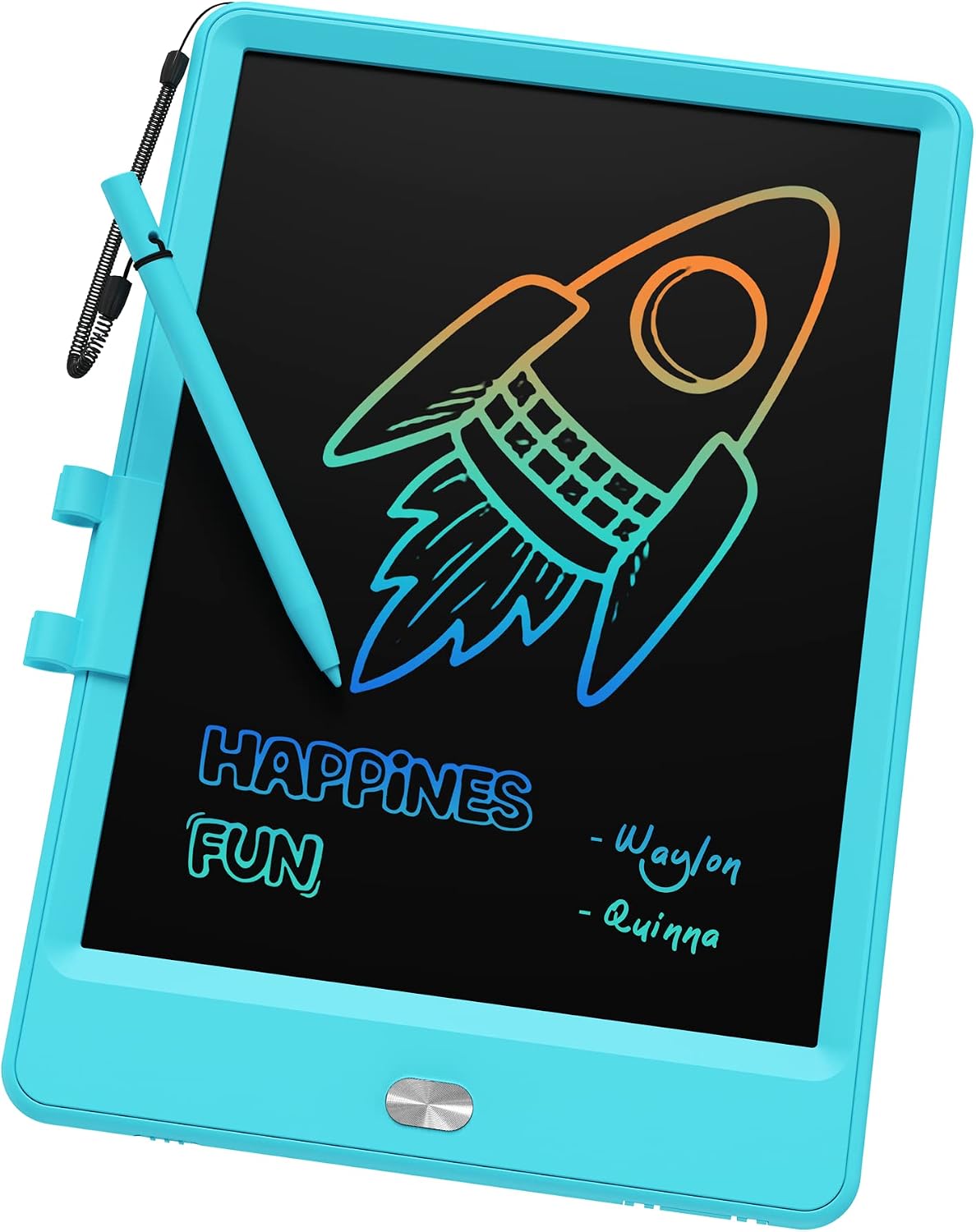TEKFUN LCD Writing Tablet for Kids, Mess Free Doodle Board - Blue / 8.5 inch