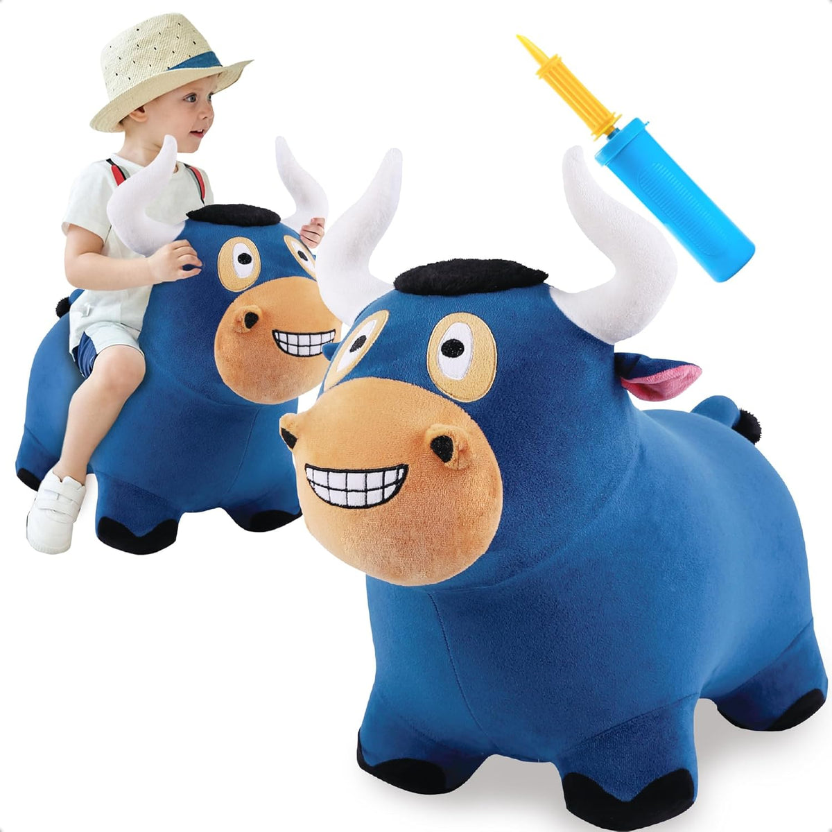 Bouncy Pals Bull Hopping Horse - Bull
