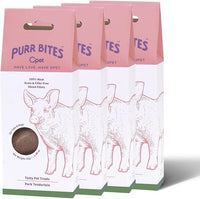 OPET Freeze Dried Cat Treats, Single Ingredient Grain Free High Protein Pet Food for Cats and Dogs, Healthy Training Snacks，Freeze Dried Pork Sliced Fillets (Pork, 5.92 Ounce)