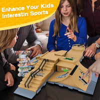 Gr8ware 6-in-1 fingerboard skate park with half pipe ramp and mini finger skateboards - view 13