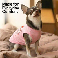Parisian Pet Dog Shirt, 100% Cotton Shirts for Medium Dogs - Big Sister / Medium (8-12lbs) - image 3