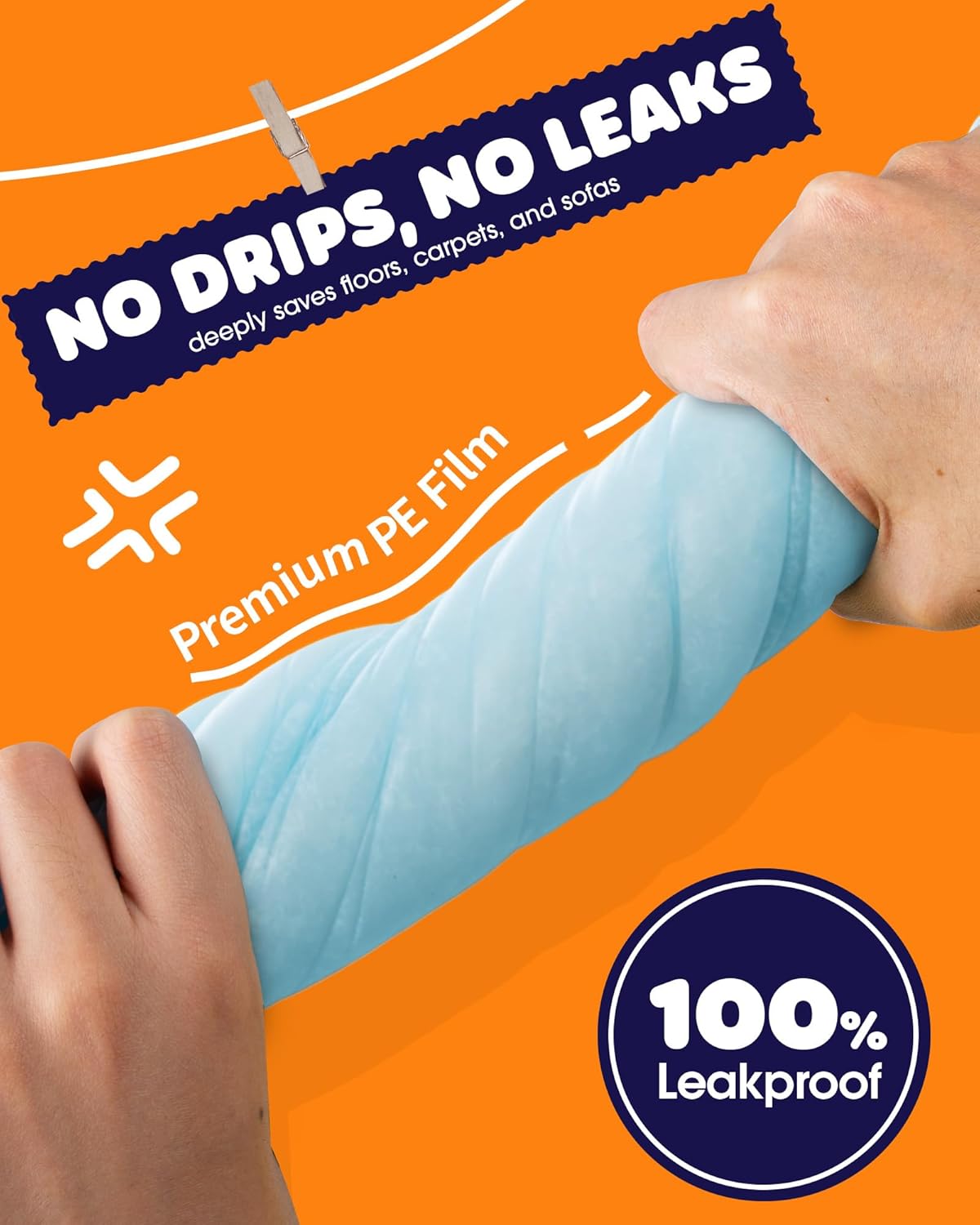 Powools Puppy Pads, Super Absorbent, Spill-Proof - 22" × 22" - 150 Packs - image 3