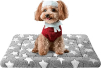 Dog Bed Mat, Reversible Crate Pad - 24"L*18"W*1.5"Th / Grey&Star-1pc