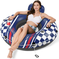 Jasonwell Inflatable River Tube Float - X-Large / Darkblue