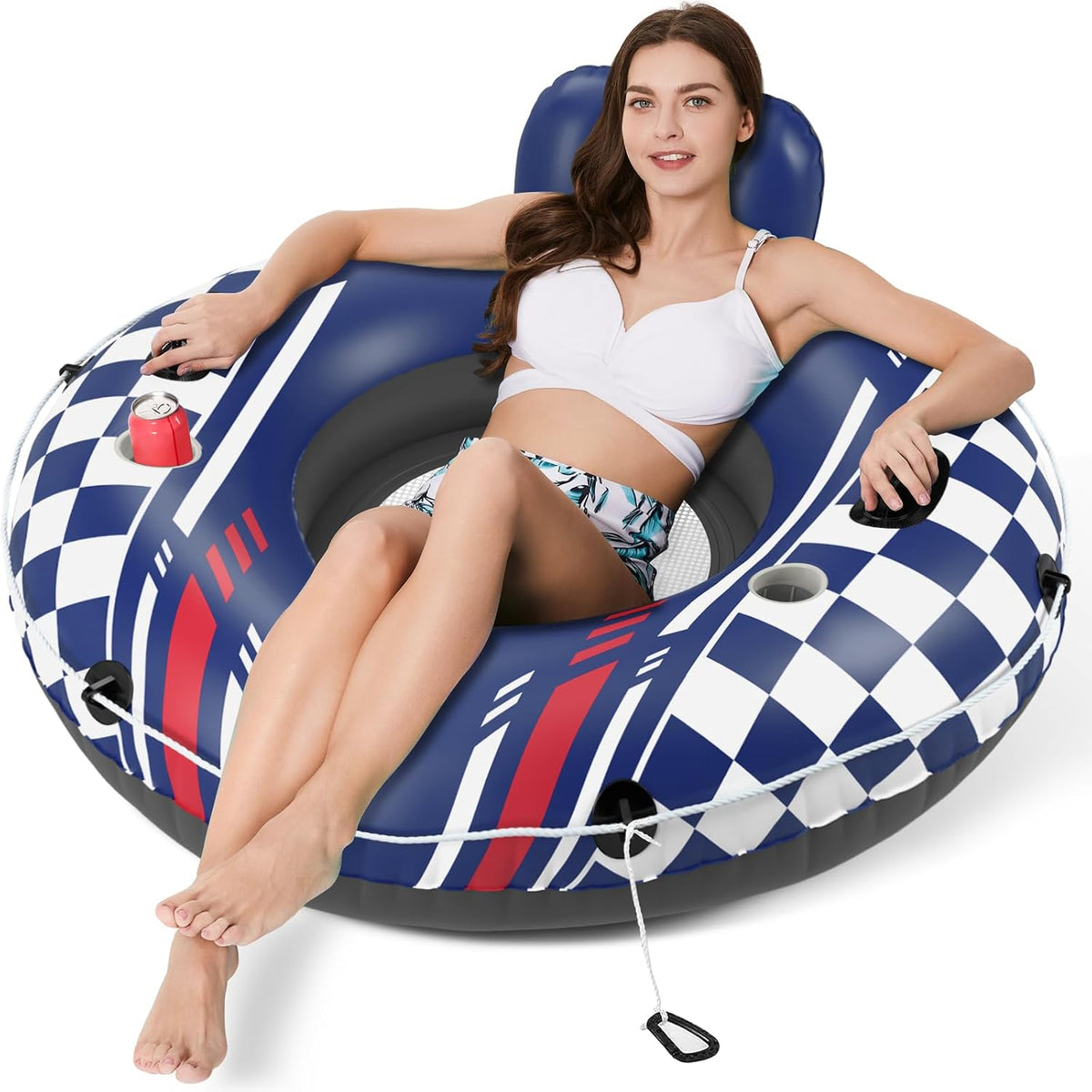 Jasonwell Inflatable River Tube Float - X-Large / Darkblue