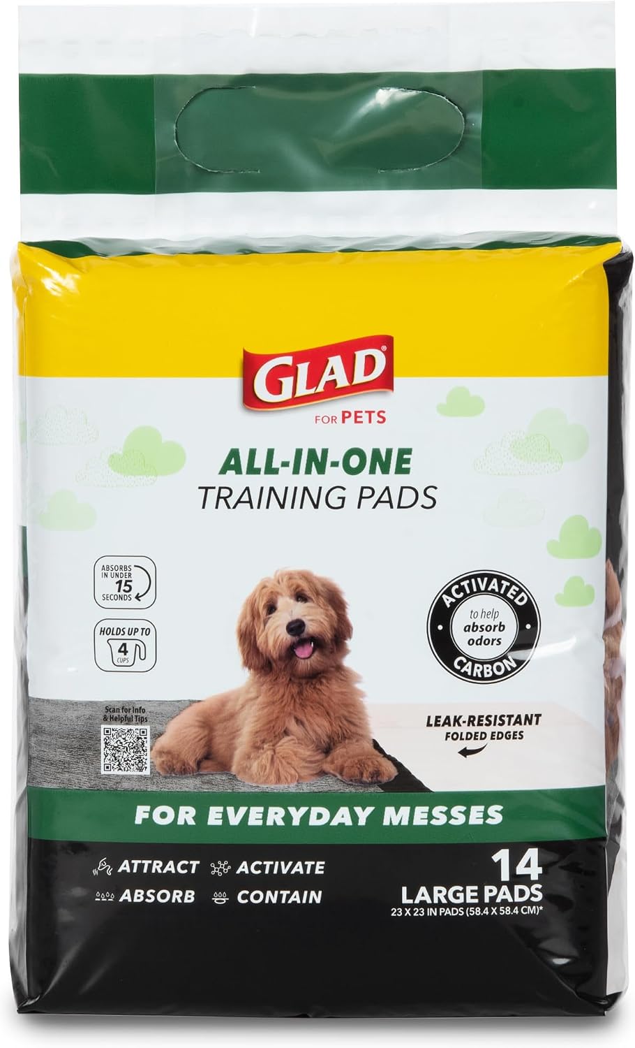 Glad for Pets, Activated Carbon Disposable, Dog Pee Pads - Large / 28 - image 3