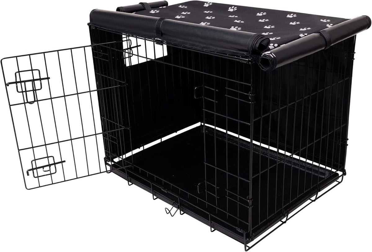 Pet Prime Dog Crate Cover Indoor/Outdoor Durable Windproof 600D - 36 Inch (36"x23"x25")