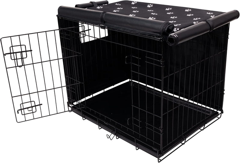 Pet Prime Dog Crate Cover Indoor/Outdoor Durable Windproof 600D - 36 Inch (36"x23"x25")