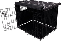 Pet Prime Dog Crate Cover for Wire Cages 24 30 36 42 48 Inch Outdoor - 30.0"L x 18.0"W x 21.0"H - image 3