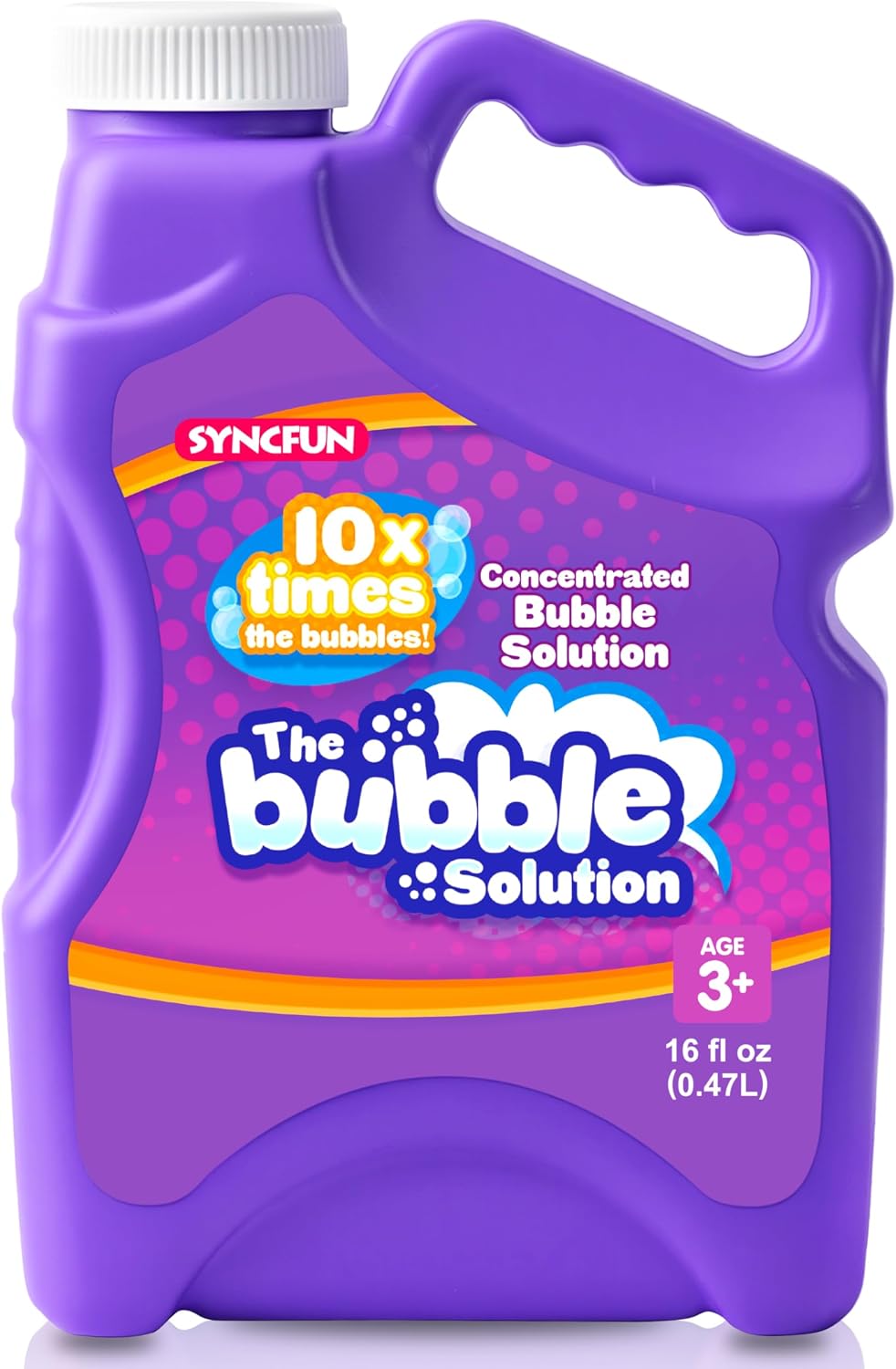 SYNCFUN 16 oz Bubble Solution Refills - Purple / 16 Oz