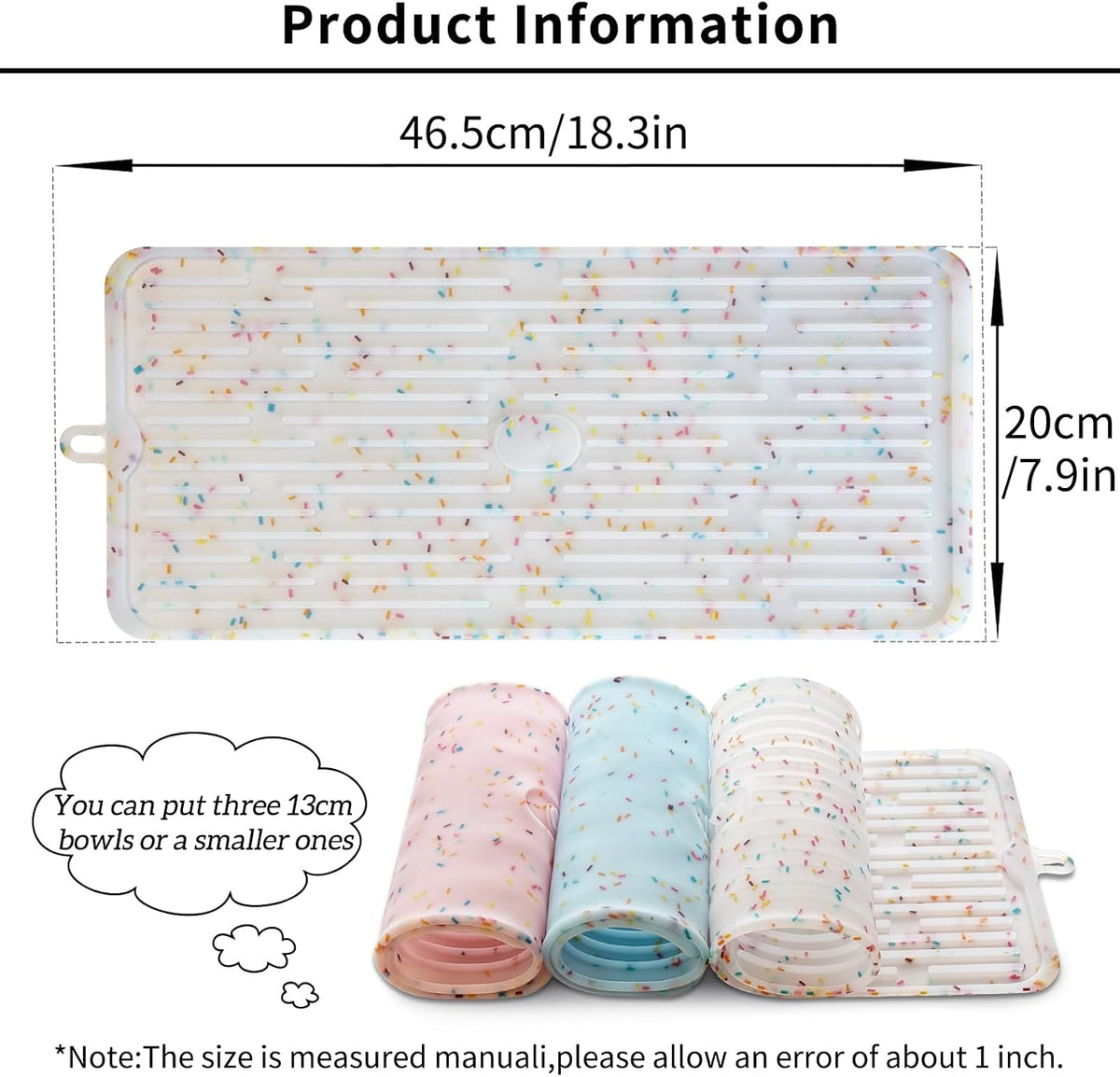 Pet Placemat for Dog and Cat - Donut - image 2