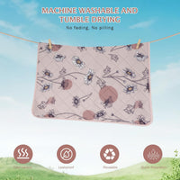 IEUUMLER Washable Pee Pads for Dogs - Pink Daisy / 34"X36"-2pcs - image 4