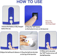 Automatic Dog Ball Launcher, with 6 2.3" ETPU Balls - image 4